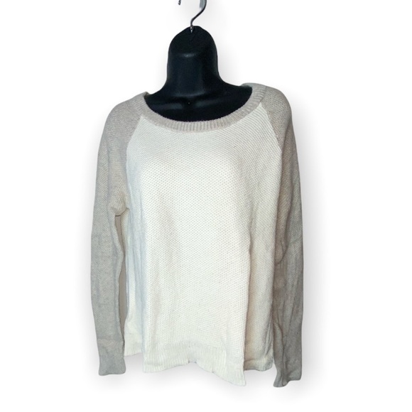 Madewell Waffle Knit Crew Neck Sweater Women's Size S - Picture 1 of 9